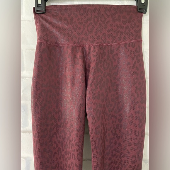 Anthropologie NWT All Fenix Liquid Leopard 7/8 Leggings - Picture 3 of 6